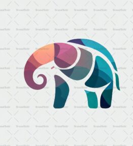 Abstrakter Elefant